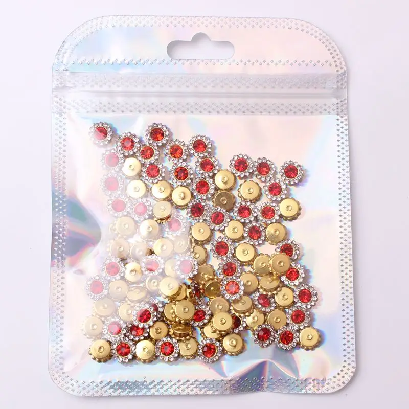 Цветочное украшение в форме сердца 8 мм 100 шт. круглые бриллиантовые Подсолнухи