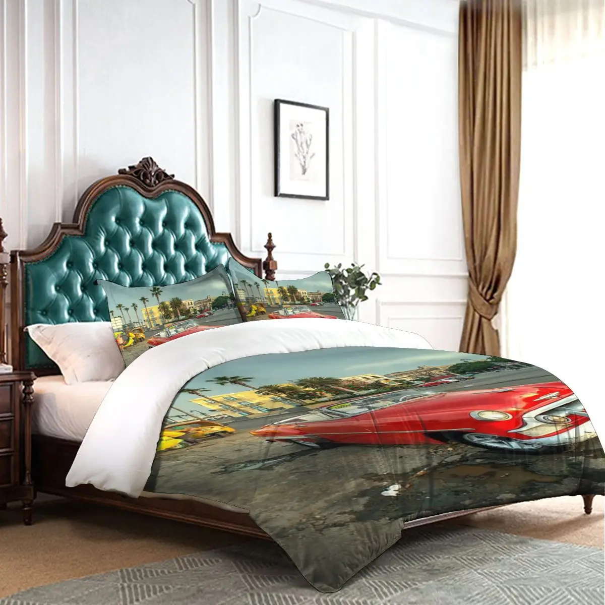 Американская классика на выпускной мягкая искусственная кожа с 2 наволочками