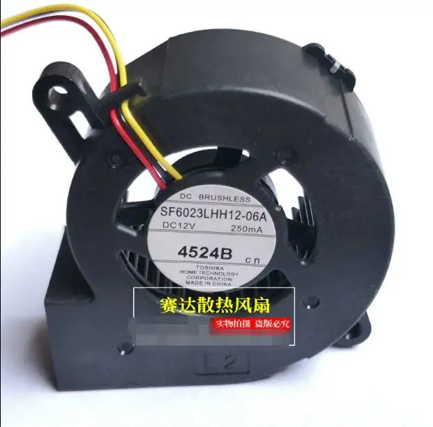 SF6023LHH12-06A DC 12V 0.25A 60x60x23mm 3-проводной Вентилятор охлаждения сервера