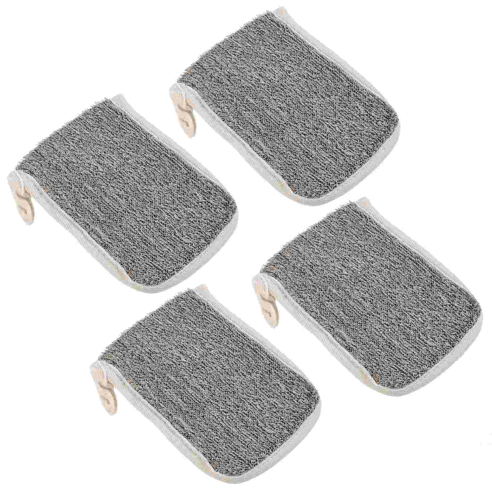 

Black Linen Soap Bag Mesh Exfoliating Storage Bags Saver Pouch Foaming Bubble Net Scrubbing Bathing
