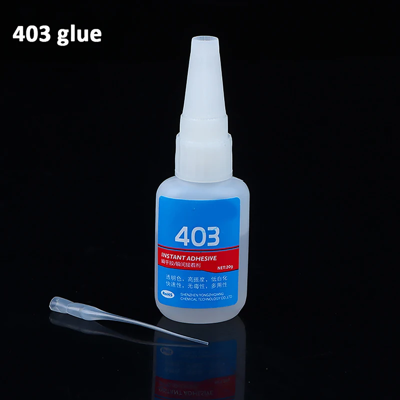 

1Pc 403 Quick-Drying Silicone Adhesive Glue Instant Adhesive Bonding Rubber 20G With Applicator Led Neon Sign Accessories