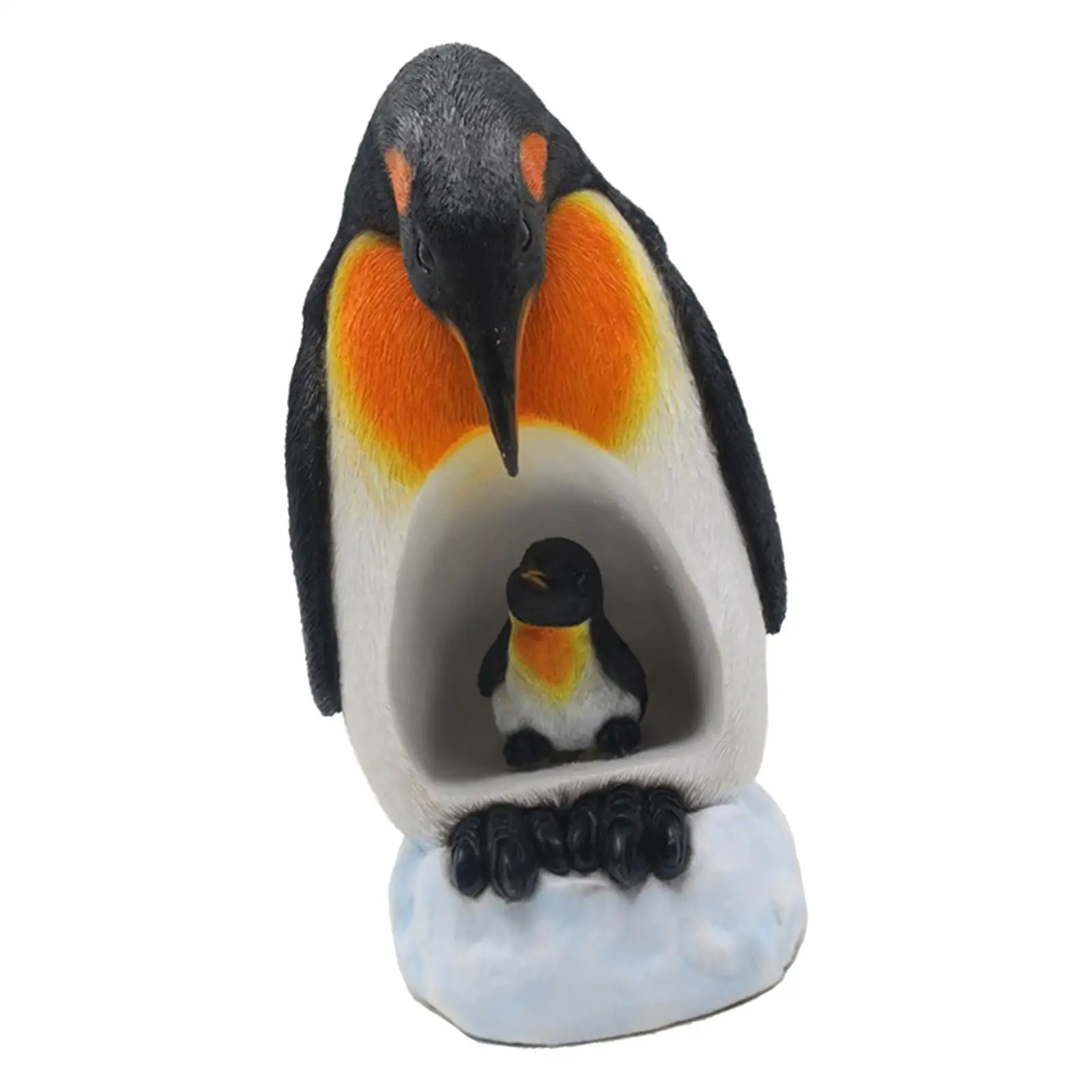 

Resin Penguin Solar Light Penguin Mother and Child Garden Lamp Solar Powered Night Light for Yard Patio Decor Christmas Statues