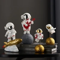 astronaut spaceman creative statue car decor art crafts figurine abstract sculpture home office desktop decoration ornament gift
