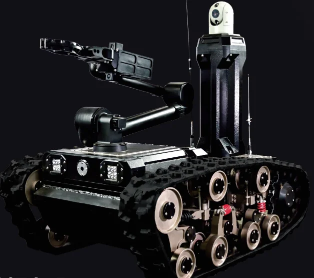 

remote control fire fighting robot for Military Rescue
