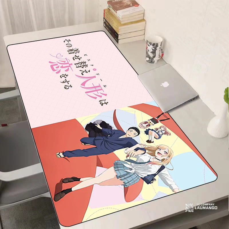 My Dress Up Darling Mouse Pad Large Pc Gamer Keyboard Cute Desk Mat Computer Gaming Accessories Office Carpet Big Anime Mousepad