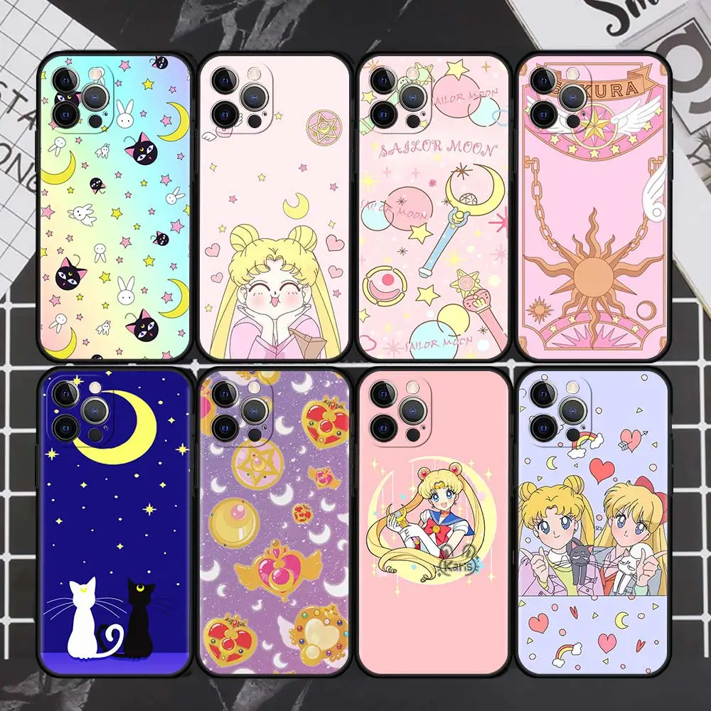 

Anime Girl Funda Case For Apple iPhone 13 11 12 Pro 7 XR X XS X Max 8 6 6S Plus 5 5S SE 2020 Phone Coque