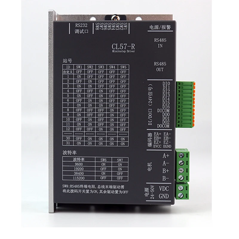 Двухфазный Драйвер шагового двигателя RS485 CL57R с замкнутым контуром подходит для