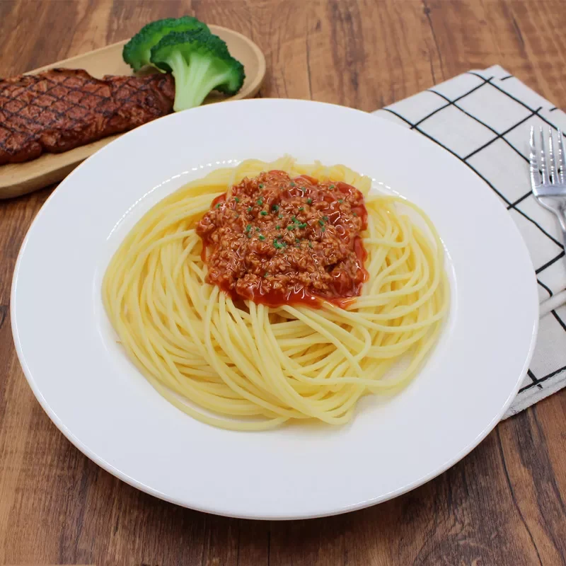 

Искусственная еда, имитация лапши, декоративная модель еды, искусственная еда, паста с тарелкой для фотореквизита, магазин, Декор