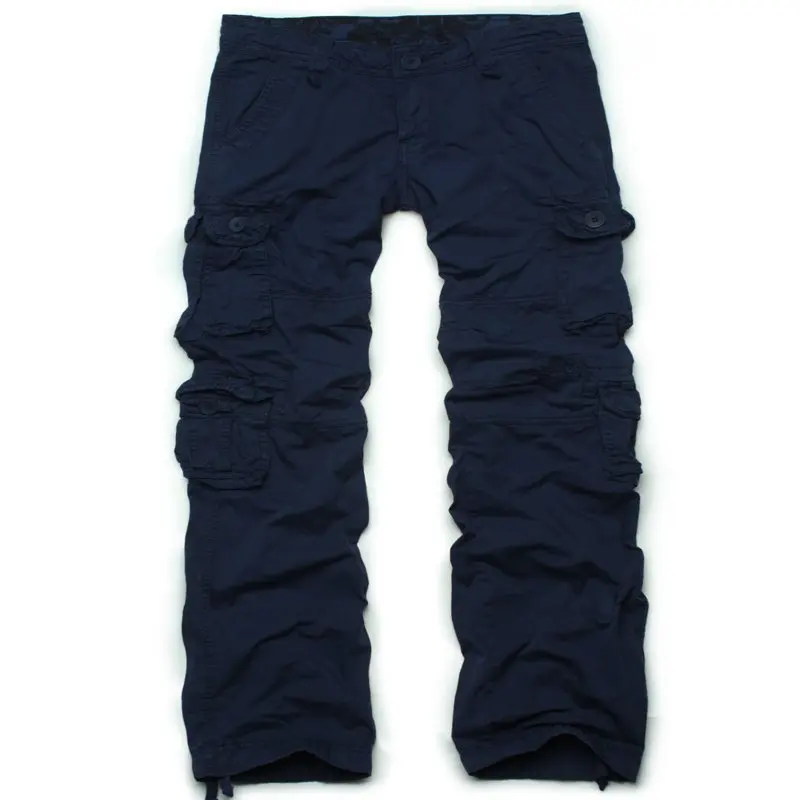 

Stylish Women Cargo Pants with Pockets - Casual Solid Trousers - Comfortable Look for Everyday Wear.