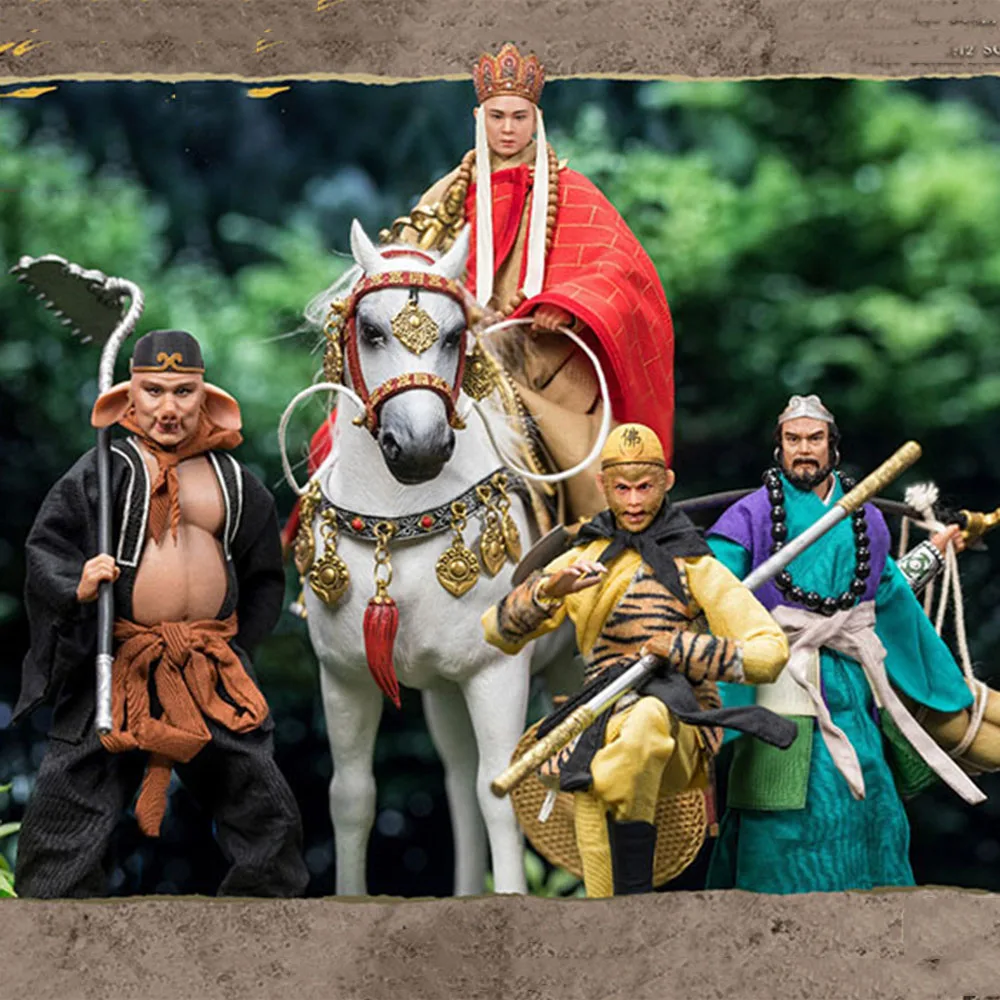 

HAOYUTOYS H22025/6/7/8/9 1/12 Journey to the West Tang Sanzang Monkey King Pig Bajie Sha Wujing for 6" Figure Model Dolls