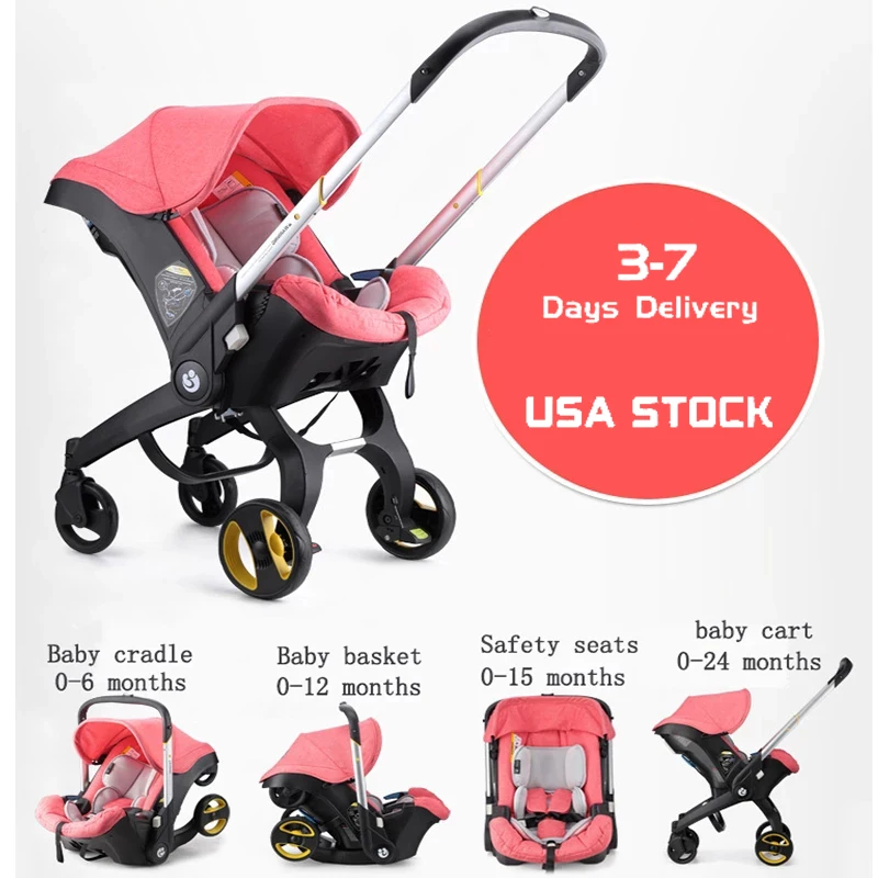 Baby Stroller Wagon Cart 3 in 1 Car Seat For Newborn Trolley Buggy Safety Carriage Portable Travel System