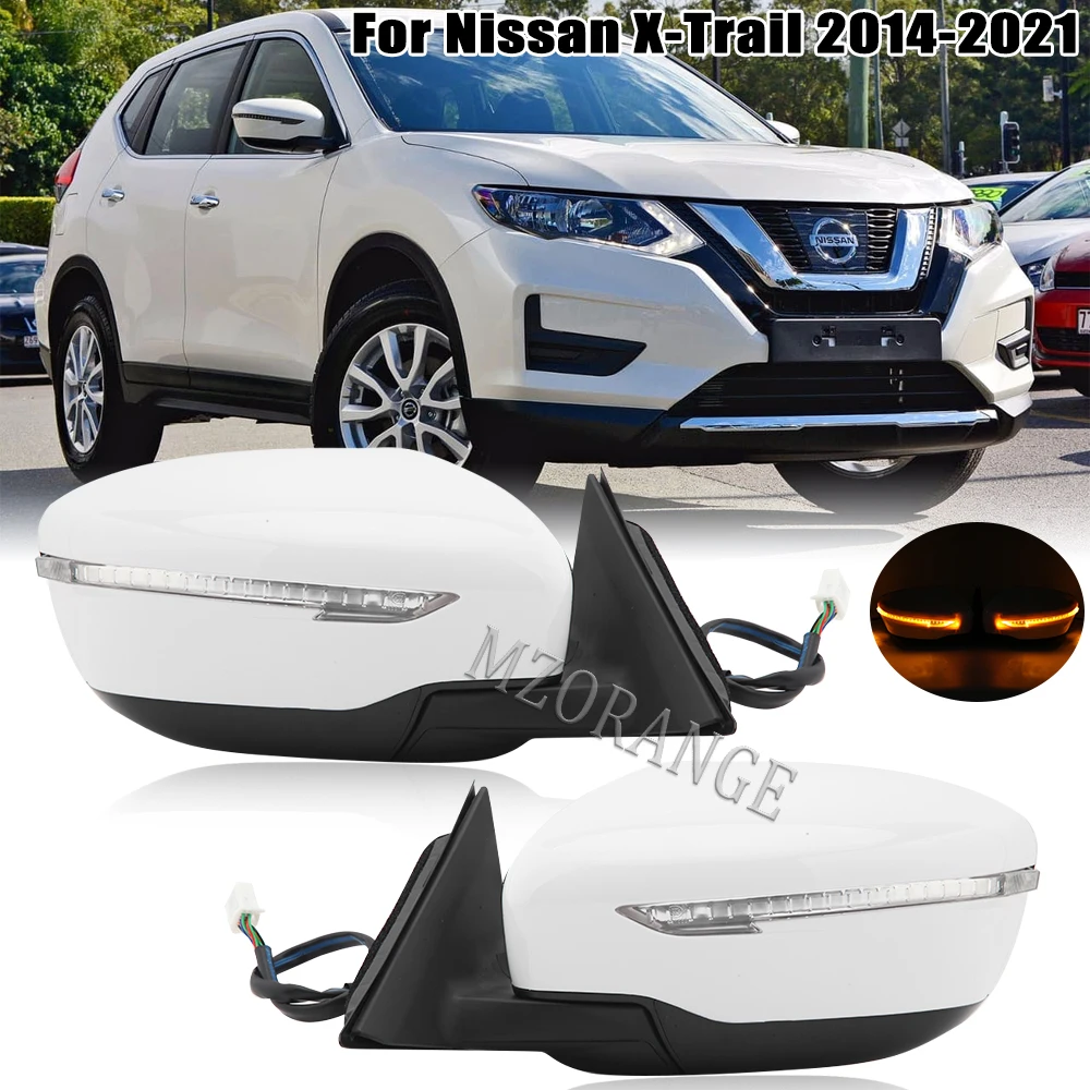 For Nissan Rogue X-Trail T32 2014 2015 2016 2017 2018-2021 Rear View Side Door Mirror ASSEMBLY Electrical folding Heated