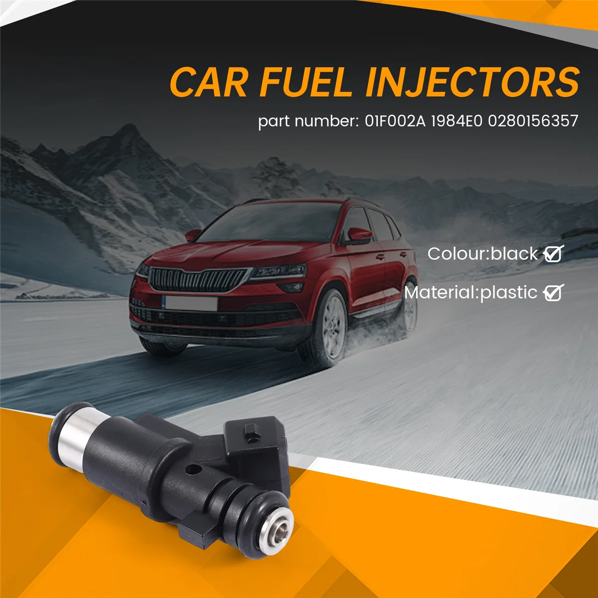 Топливные форсунки для Citroen C2 C3 Saxo Xsara Berlingo Peugeot 206 307 1007 Partner 1.4 01F002A 1984E0 0280156357