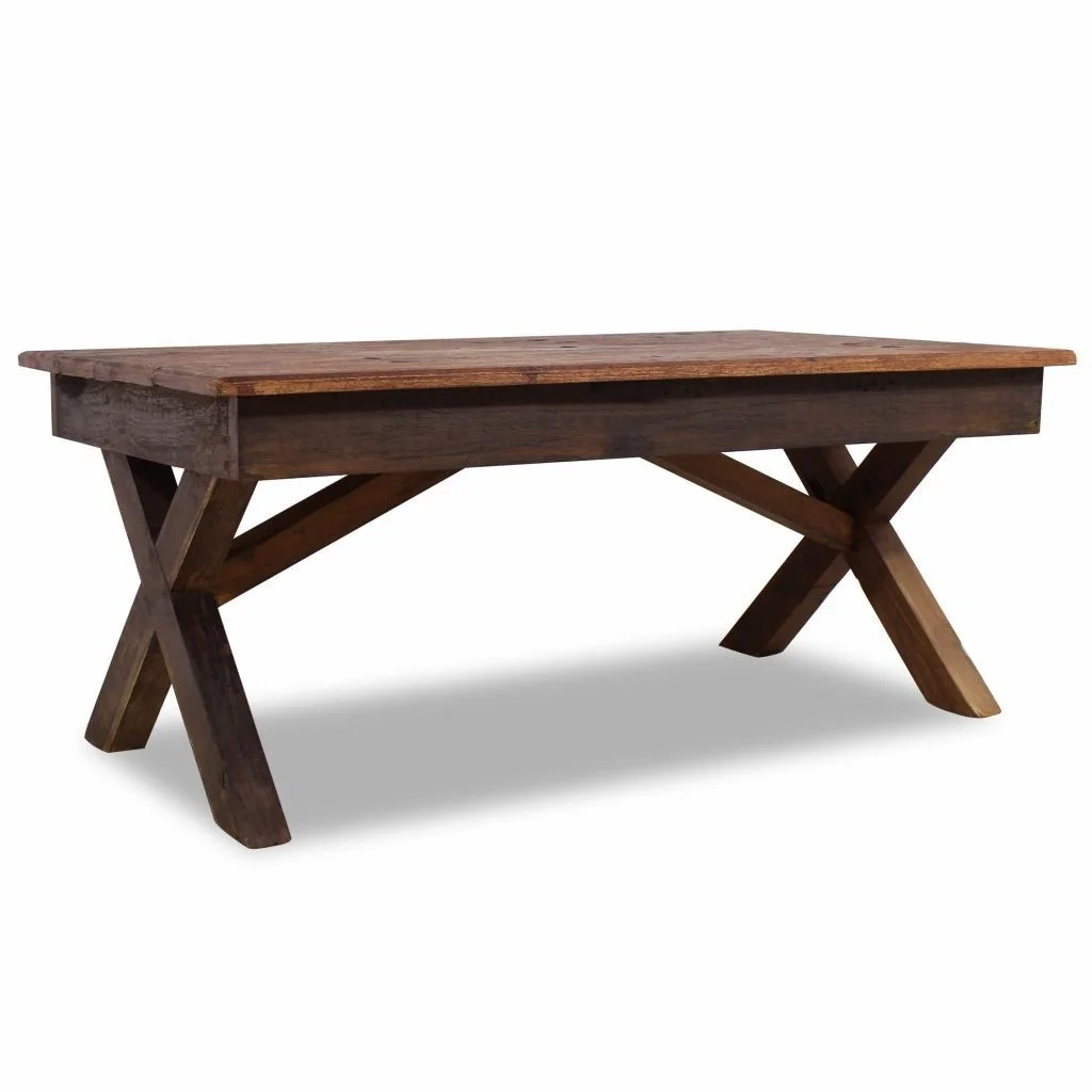 

Журнальный столик из твердой древесины 43,3 "x 23,6" x 17,7"