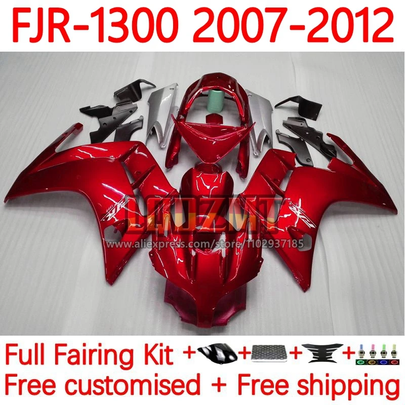 

Glossy Red Frame For YAMAHA FJR-1300 FJR 1300 A C FJR1300 2007 2008 2009 2010 2011 2012 FJR1300A 07 08 09 11 12 Fairing 37No.0