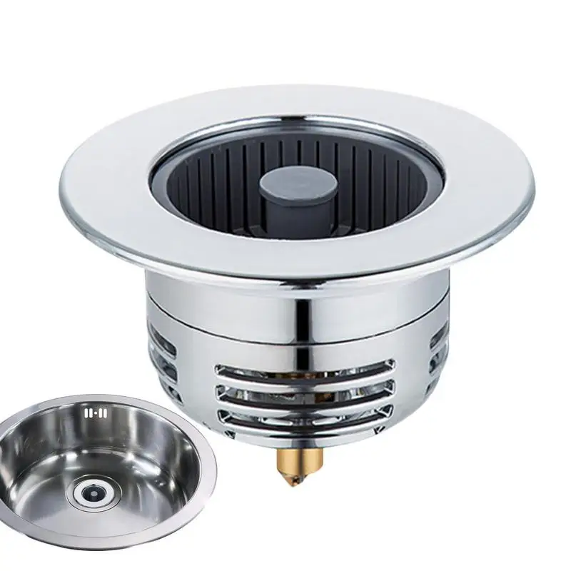 

Sink Drain Strainer 3 In 1 Bathroom Sink Drain Strainer Hair Catcher Bathroom Accessories For Bathroom Sewer Laundry Room