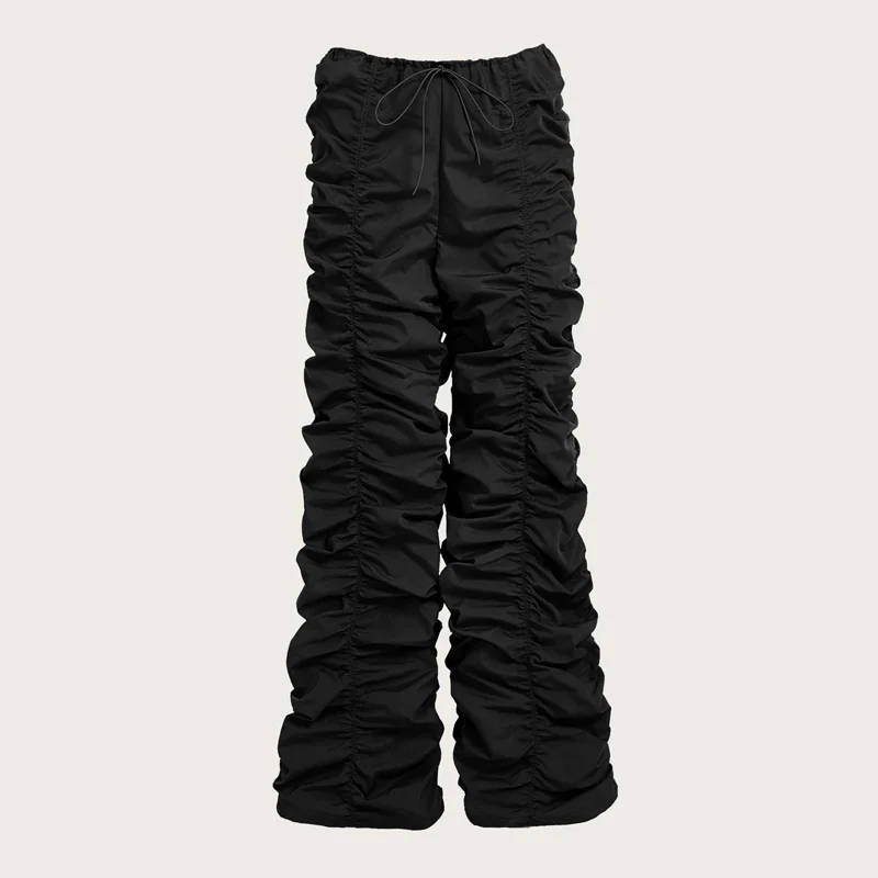 

2021 модная женская одежда, женские брюки, брюки, уличная одежда, штаны в стиле хиппи, новые черные карго, летние спортивные штаны на шнуровке