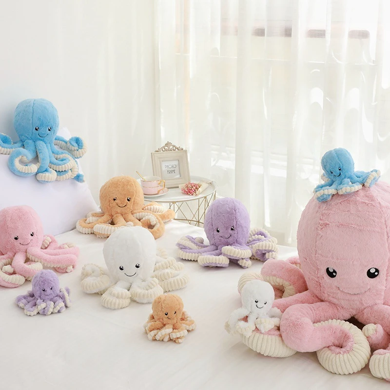 

Creative Cute Octopus Hug Octopus Whale Doll Hug Plush Sea Animal Toy Children Baby Gift Toys Stuffed Animals kawaii dolls