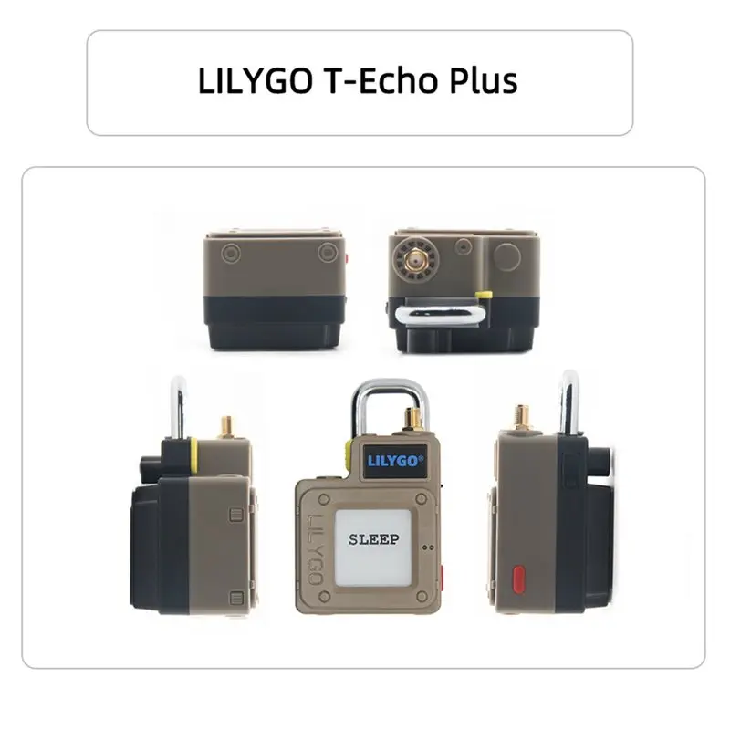 Фото Беспроводной модуль LILYGO TTGO T-Echo Lora L76K SX1262 NRF52840 с 1.54-дюймовым E-Paper дисплеем, GNSS, RTC, зуммером и BHI260AP 915 МГц №3