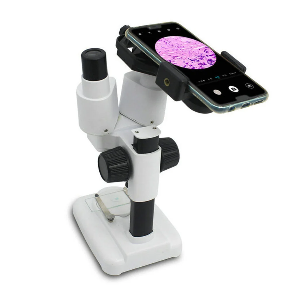 

Phone Clip Cell Mount Microscope Adapter Tripod Photograph