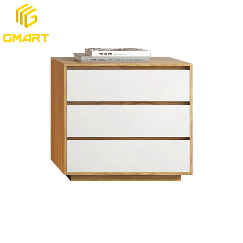 

Gmart Swedish Home Decorative Dark Vintage Wooden Metal Cheap White Unit Organization Drawer Storage Sideboard Cabinet