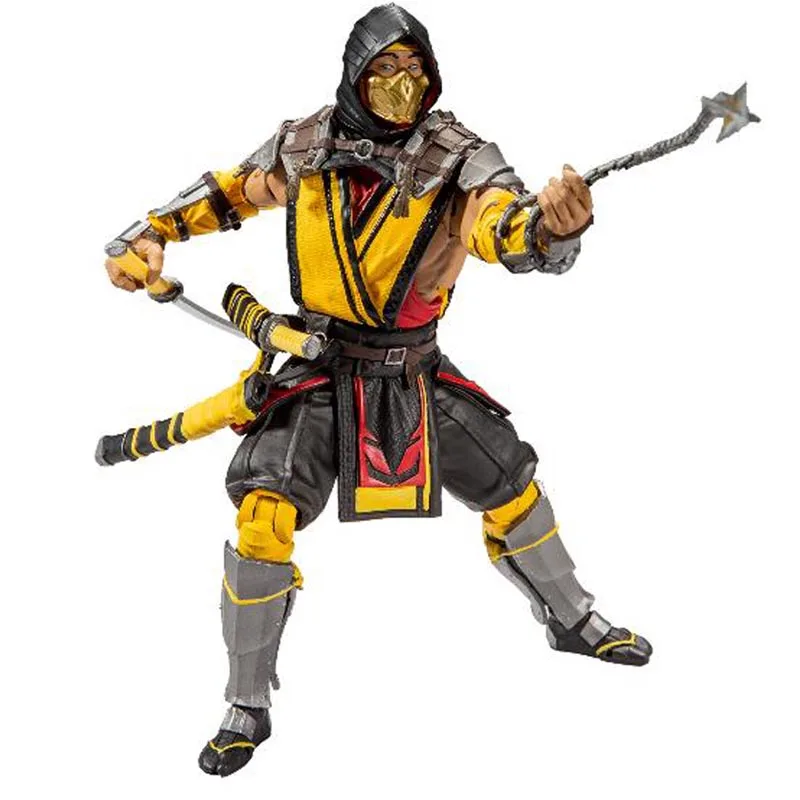 Экшн-фигурка Mc Mortal Kombat скорпиона SUB ZERO подвижные шарнирные украшения