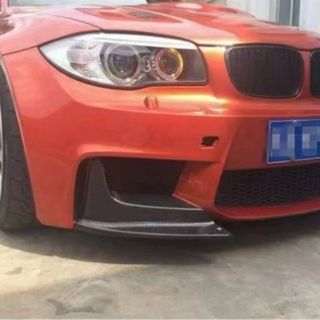 Фото Для BMW 1 серии E82 1M Base Coupe 2-дверный 2011-2018: передний сплиттер, спойлер, накладка на передний бампер, сплиттеры, накладки-фартуки, аэродинамические элементы (cupwing) №4