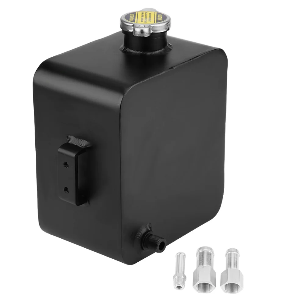 

2.5L Aluminum Coolant Expansion Overflow Recovery Reservoir Water Tank W/ Cap Universal