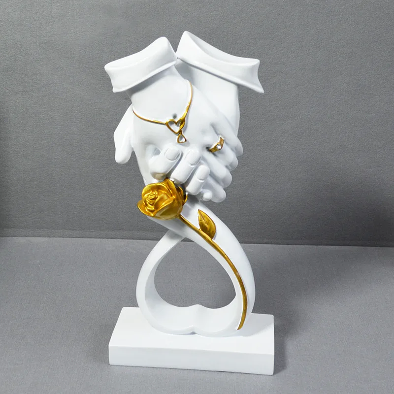 

Creative Personality European Resin Finger Ornaments Living Room Crafts Desktop Wedding Gifts Home Decorations