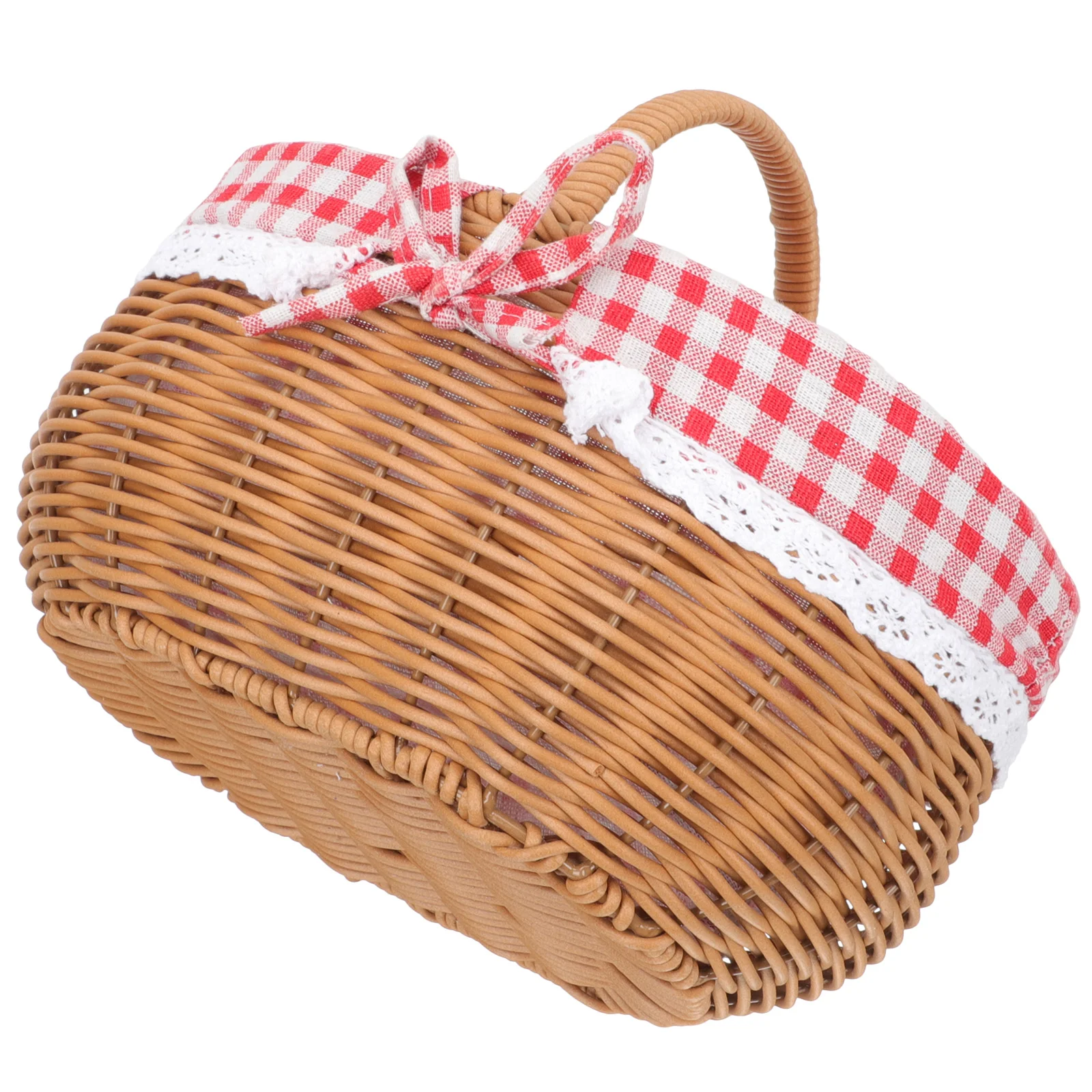 

Basket Storage Wicker Woven Picnic Girl Brides Egg Candy Laundry Baskets Wedding Flower Planter Decorative Belly Hamper Ceremony