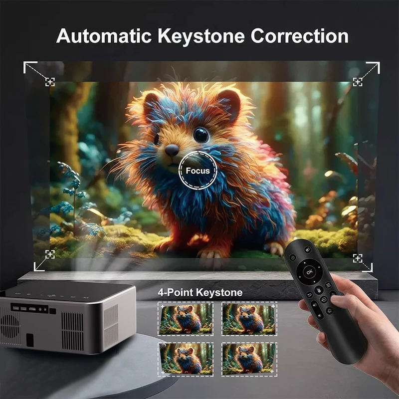 Горячий проектор оптовая продажа A10 ЖК-умный 4k черный фильм домашний кинотеатр