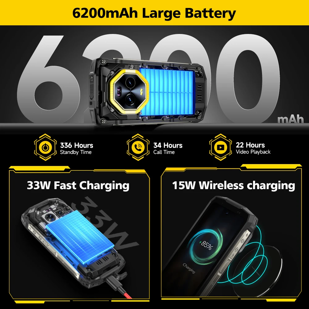 【Мировая премьера】Ulefone Armor Mini 20 Pro 5G 4 7 "Прочный телефон 64MP Ночная камера Android 14