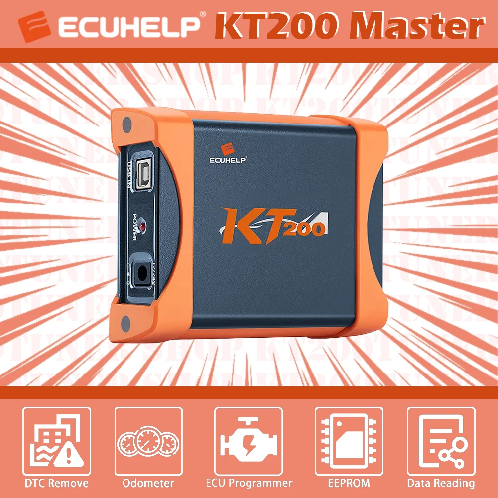 Программатор ECUHELP KT200 ECU чтение записи автомобиля-грузовика через OBD/на стежке/на