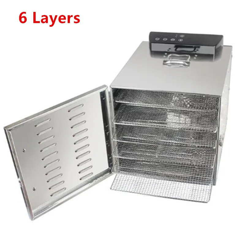 

Home Use Stainless Steel 6 Layers 8 Layers Food Dehydrator Snacks Dehydration Dryer Fruit Vegetable Herb Meat Drying Machine