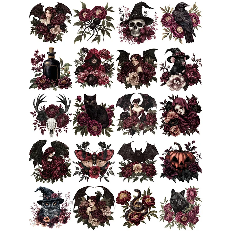 

Винтажные наклейки «Злая девушка» TIAMECH