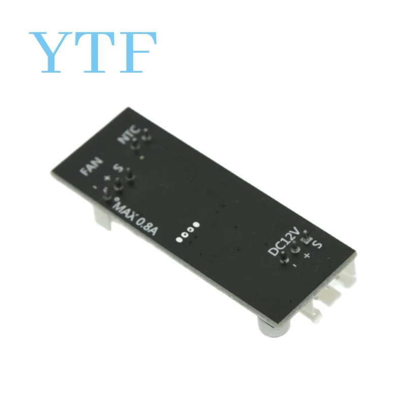 Одиночный 12-вольтовый 0.8A DC PWM 2-3-проводной вентилятор с контроллером температуры