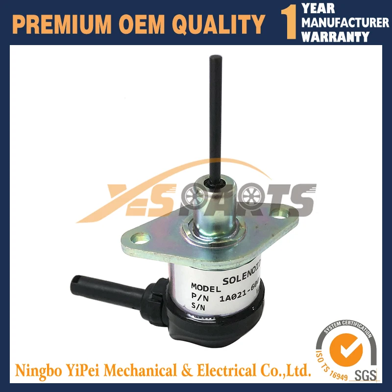 

Соленоид остановки топлива 12 В 1A021-60015 для экскаватора Kubota D1503 D1703 D1803 V2003 V2203 V2403