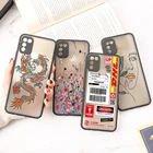 Чехол Infinix Note 10 Pro для infinix Hot 10 Lite Funda Infinix Hot 11s 9 Play Smart 5 Note 7 Lite Capa Matte Art label Cover