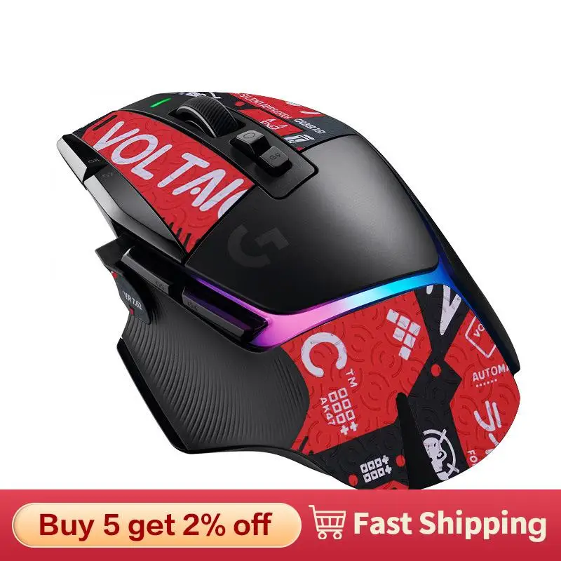 

Липкая лента для мыши, наклейка для скейта для Logitech G502X G502X PULS, нескользящая, потоотделяющая кожу, для G502X, беспроводная мышь LIGHTSPEED