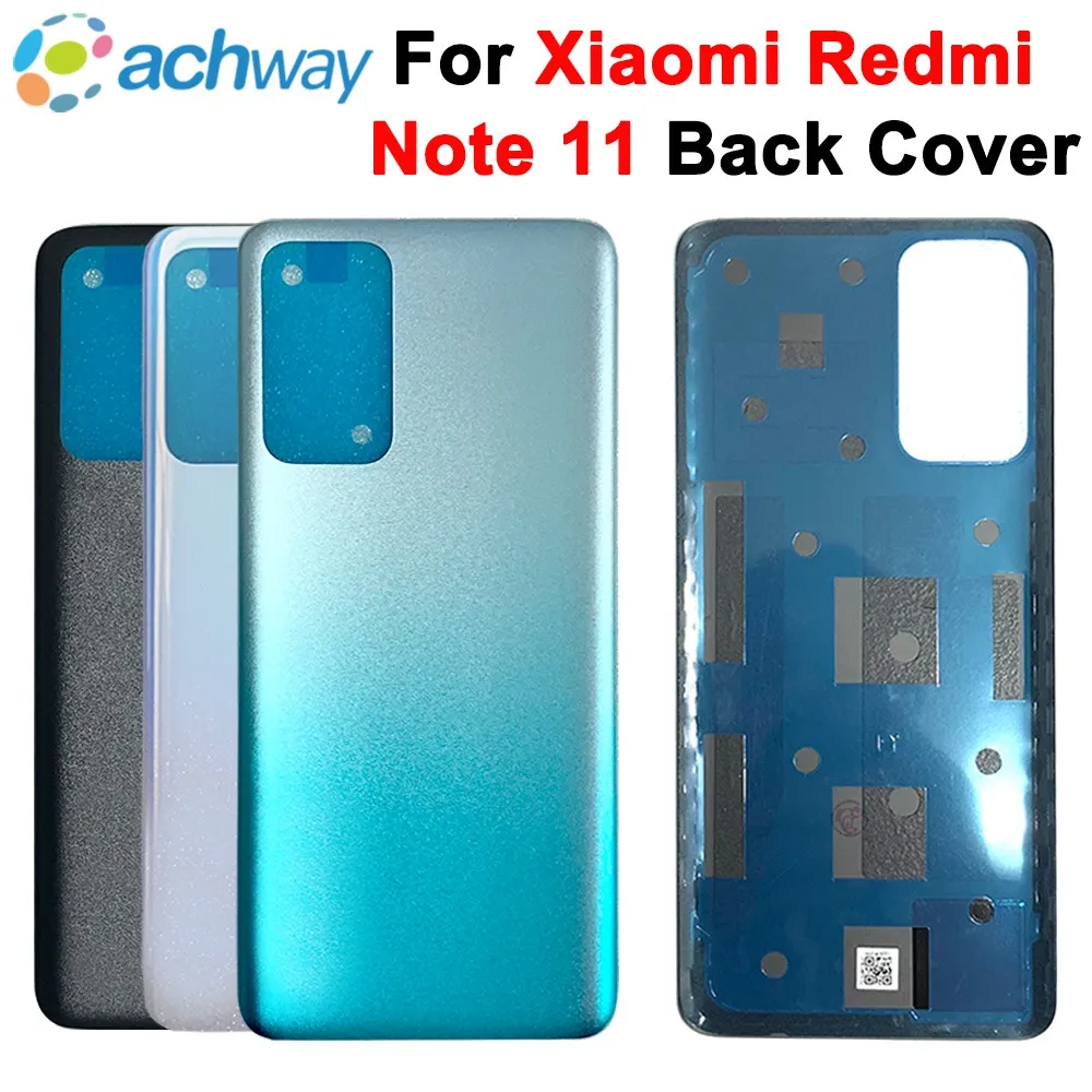 

New 6.67" Glass For Xiaomi Redmi Note 11 Pro Battery Cover For Redmi Note 11 Pro+ Back Cover Note 11Pro Plus Door Housing