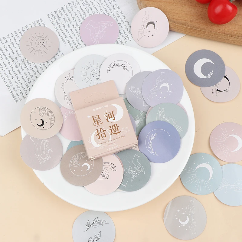 

Lychee Life Star Moon Sticker Set Diy Decorative Stickers Ins Paper Sticker For Scrapbooking Diary Album Notebook Diy Arts Craft