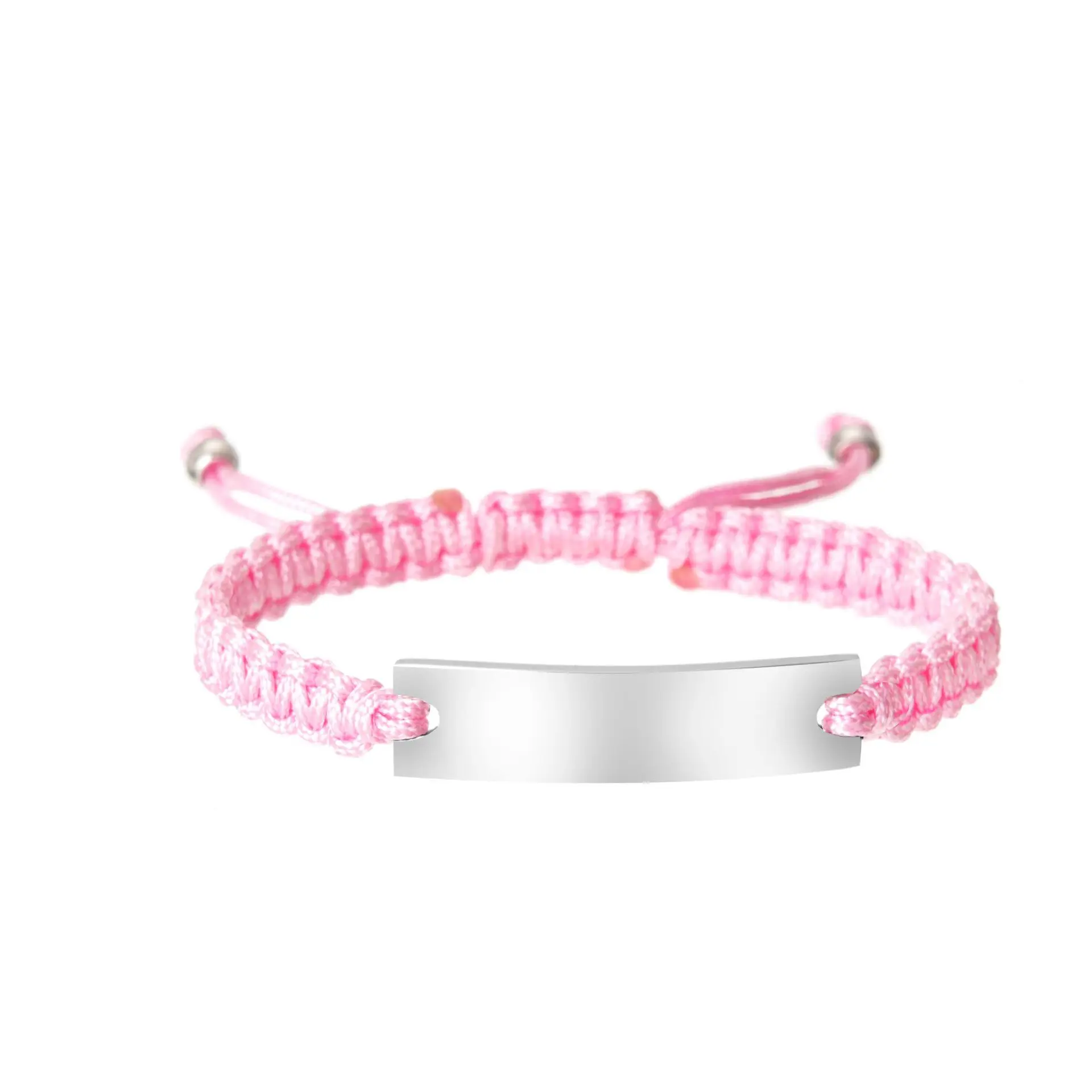 Браслет плетеный из нержавеющей стали для мужчин и женщин универсальный