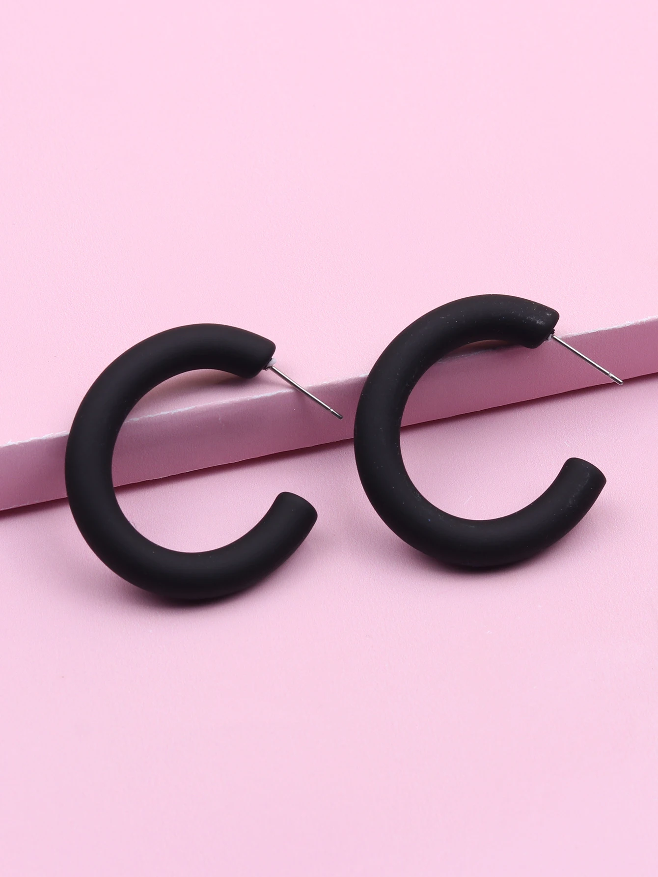 Акриловые серьги-гвоздики для женщин модный пляжный стиль S-образные красочные