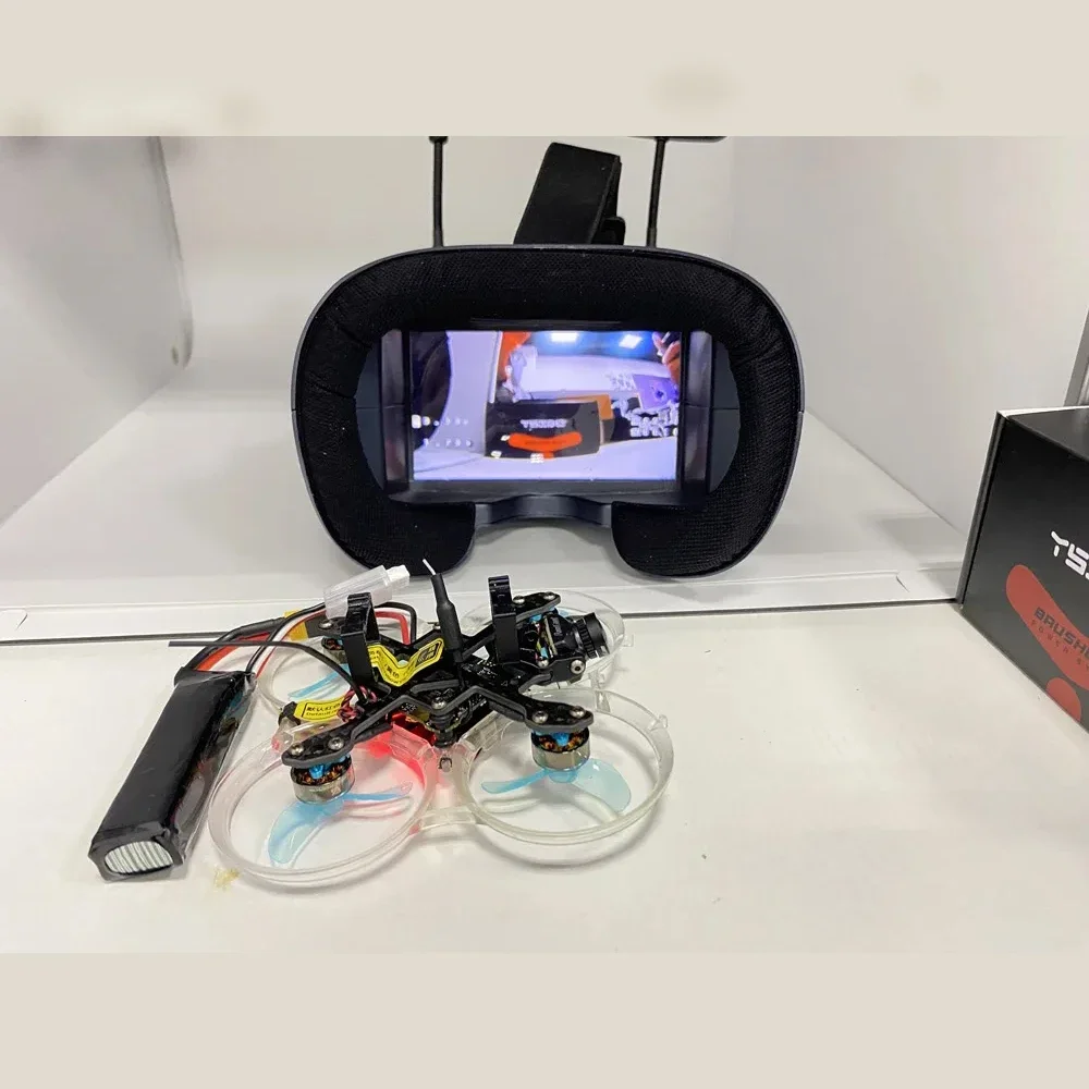 Фото Очки SkyDElFPV 008D 5.8G 40CH 4.3-дюймовая видеогарнитура HD DVR Diversity с камерой для FPV-дрона EV800D RC Racing Micro BWhoop №4