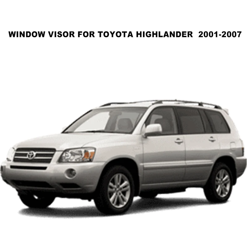Дефлектор боковых окон для Toyota Highlander 2001 2002 2003 2004 2005 2006 2007 | Автомобили и мотоциклы