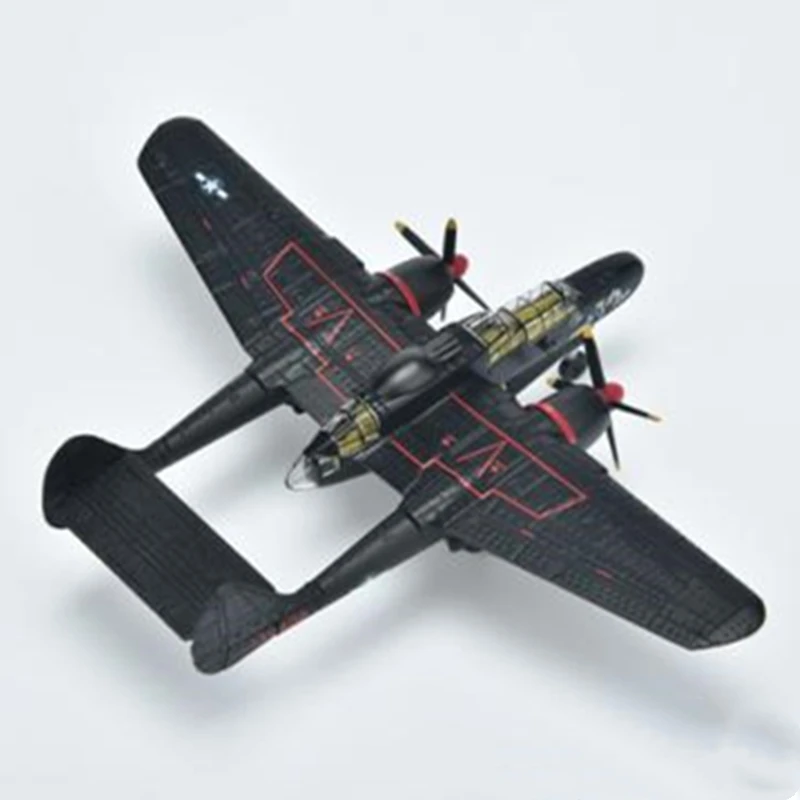 

1:144 Scale Model Diecast WWII Alloy Night Fighter P-61 Black /Widow Reconnaissance Aircraft Collection Display Decoration Toy