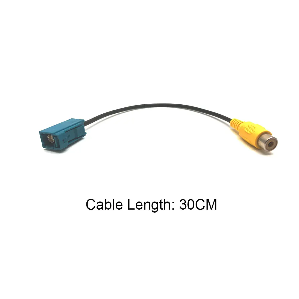 Универсальный автомобильный видеокабель Fakra для камеры заднего вида RCA кабель