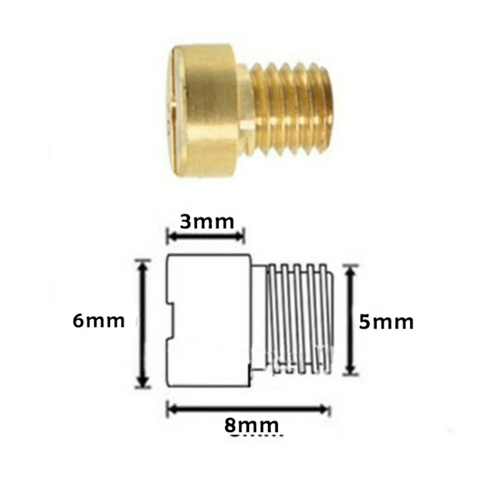 

25Pcs Carburetor Nozzle Main Jet Set 55-115 M5 5mm For Dellorto Carburetor Vergaser SHA SHBC SHB Carburetor Accessories
