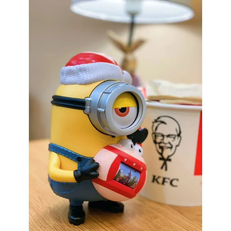 Подлинная фигурка Minionqas ведро для хранения кукла Гадкий я украшения аксессуары