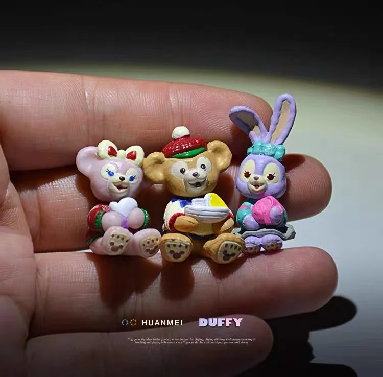 

Duffy Sydney Rose Star Delu rabbit ornaments model mini doll